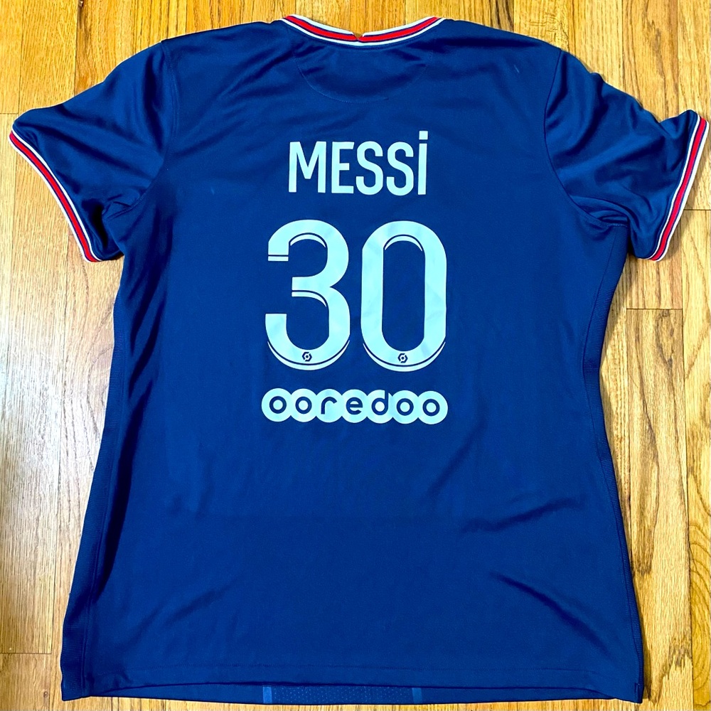 Messi Paris Saint-Germain 2021 2022 Home PSG Jersey Jordan Youth XL Men's S